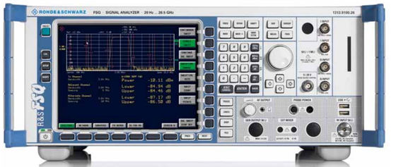 Rohde y gigahertz multiusos del analizador de espectro de la señal de Schwarz FSQ8 8