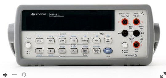 comprar Multímetro digital Keysight Agilent 34401A de 6.5 dígitos de resolución con voltios y corriente CA True RMS y conectividad GPIB/RS-232 Fabricación en línea