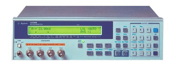 comprar Keysight 4338B Millohmmetro con medición de CA de 1 KHz 10 u Ohm Resolución y medición de alta velocidad de 34 ms Fabricación en línea