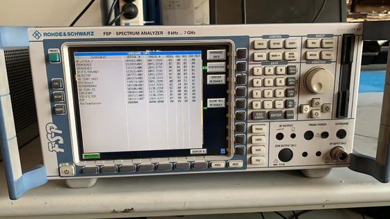 comprar Rohde y artículo del analizador de espectro de Schwarz RF FSP7 9KHz-7GHz Fabricación en línea