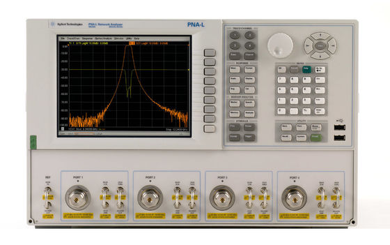 comprar Analista de red de microondas PNA-L con frecuencia de 6 GHz a 50 GHz y 2 o 4 puertos incorporados en condiciones usadas Fabricación en línea