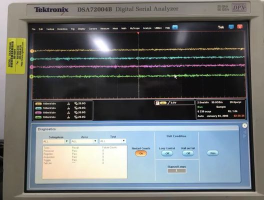 comprar Tektronix DSA72004B Osciloscopio 20 GHz 4 Ch 50 GS/S Analista digital en serie integrado Fabricación en línea