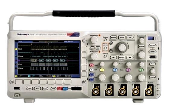 comprar Osciloscopio de señal mixta Tektronix MSO2014 con ancho de banda de 100 MHz, frecuencia de muestreo de 1 GS/s y pantalla de fósforo digital de 4+16 canales Fabricación en línea