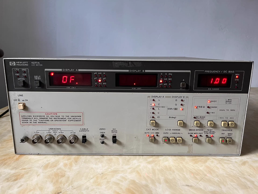 comprar Agilent 4277A LCZ Meter, frecuencia de ensayo de 10 KHz-1 MHz, medidas renovadas L/C-D/Q/ESR/G, Z-Q, alta velocidad L/C Fabricación en línea