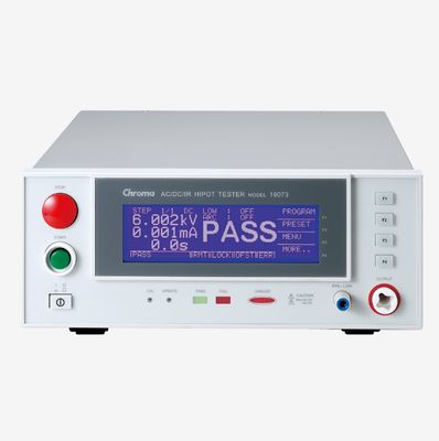 comprar Chroma 19070 Sentry Hipot Tester con control corto abierto de salida de 5kV AC 6kV DC programable y medición de resistencia al aislamiento de 1MΩ a 50GΩ Fabricación en línea