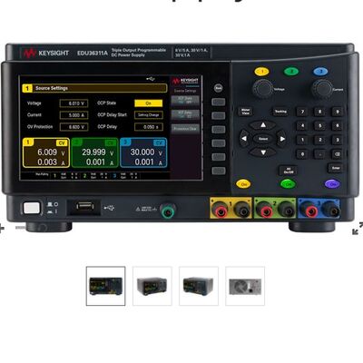 comprar Fuente de alimentación de CC de triple salida USB Keysight EDU36311A 6V 80W con Smart Bench Essentials Fabricación en línea