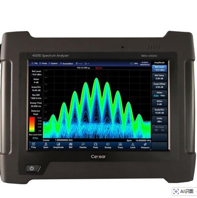 comprar Analista de espectro portátil Ceyear 4025 con rango de 9 kHz a 54 GHz, pantalla táctil capacitiva de 10,1 pulgadas y velocidad de barrido rápida Fabricación en línea
