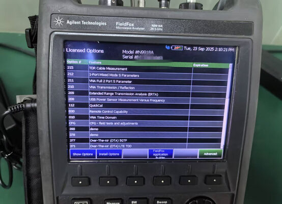 comprar Analista de combinación de microondas portátil FieldFox N9918A, de 26,5 GHz Fabricación en línea