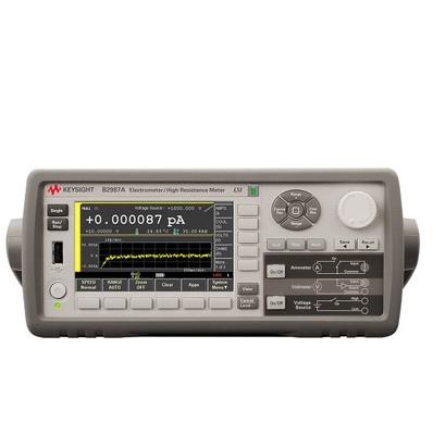 comprar Medidor de alta resistencia electrómetro Keysight B2987A con resolución de 0,01 fA y medición de 10 PΩ alimentado por batería Fabricación en línea