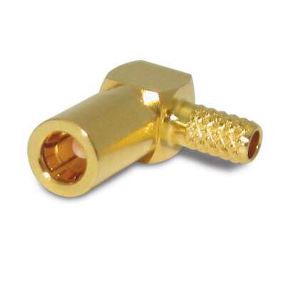comprar Conector coaxial de RF masculino SSMB montado en el mamparo con IP67 a prueba de agua, rango de frecuencia DC-3GHz y acabado de contacto dorado Fabricación en línea
