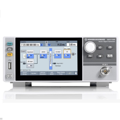 comprar Generador de señal vectorial Rohde Schwarz SMCV100B con modulación I/Q de rango de 4 kHz a 6 GHz y pantalla táctil de 5 pulgadas Fabricación en línea