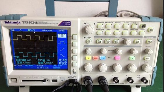 osciloscopio del almacenamiento digital de los canales 200MHz 4, osciloscopio de Tektronix TPS2024B