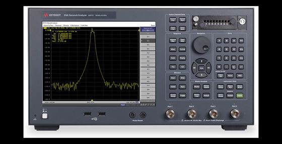 ENA Vector Network Analyzer Keysight práctica Agilent E5071C montado en rack
