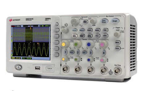 Cuatro osciloscopio Agilent durable DSO1014A de Keysight Digitaces de los canales 100 megaciclos