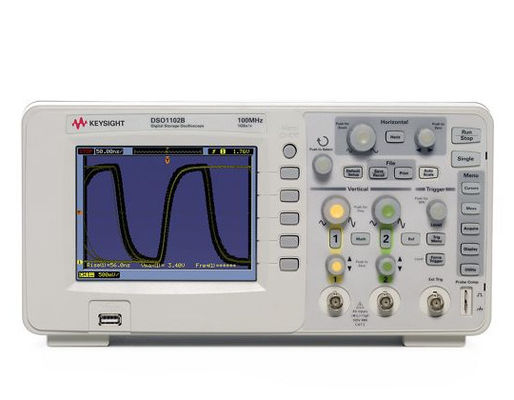 Canal análogo-digital del osciloscopio 100MHz 2 de Keysight Agilent DSO1102B