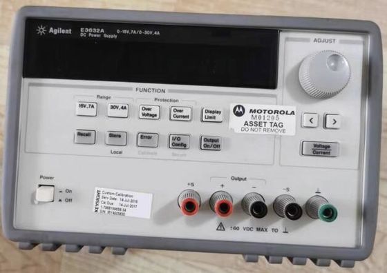 La gama dual de la fuente de corriente continua de Agilent E3632A hizo salir los instrumentos usados programables de la prueba