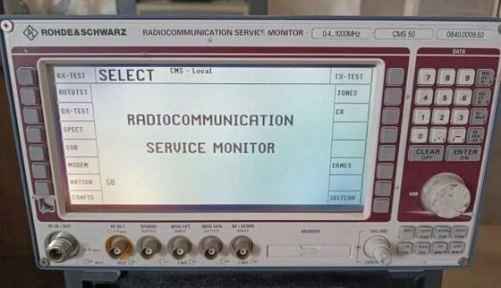 Rohde y monitor del servicio de la radiocomunicación del analizador de Schwarz CMS50