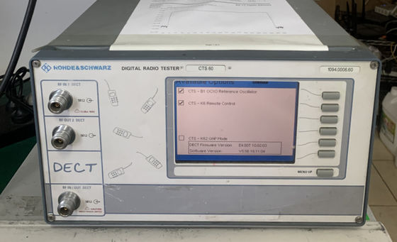 CTS60 Monitor de servicio de radiocomunicación de Rohde & Schwarz con interfaz IEC/IEEE-Bus