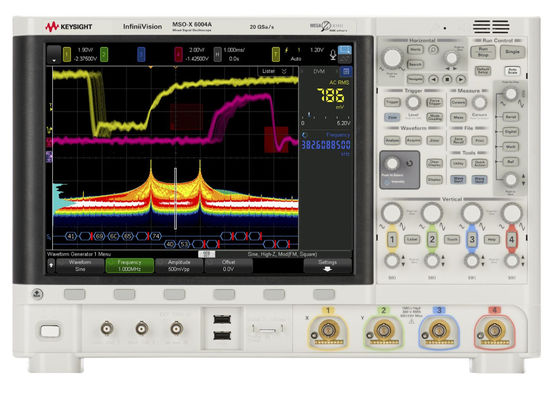 Infinium Agilent Keysight Osciloscopio de señal mixta MSOX6004A 1-6Ghz 4 canales analógicos más 16 digitales