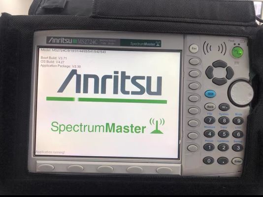 Analisador de espectro portátil de alto rendimiento de Anritsu MS2724C utilizado calibrado