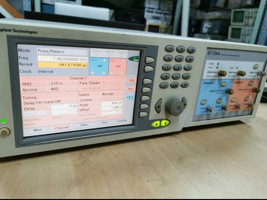 Generador de patrones de pulso Keysight 81134A Generador de señal de doble canal de 3,35 GHz