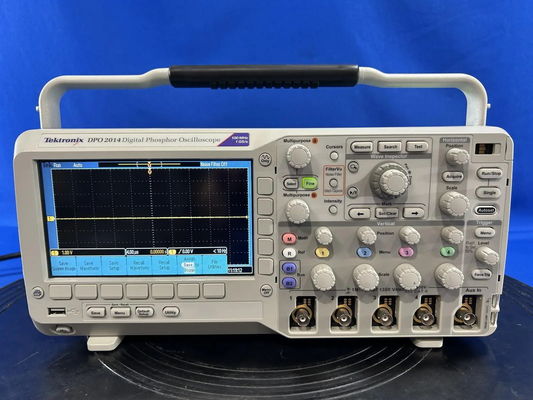 Tektronix DPO2014 Osciloscopio de fósforo analógico digital 4 canales con 100 MHz 1GS/s