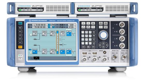 Generador de señal vectorial Rohde Schwarz SMW200A hasta 67 GHz ancho de banda de modulación de 2 GHz