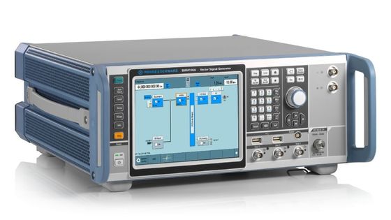 Generador de señal vectorial Rohde Schwarz SMM100A con ancho de banda de modulación de 100 kHz a 44 GHz hasta 1 GHz