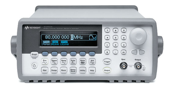 Función Keysight 33250A / Generador de forma de onda arbitraria, 80 MHz Conectividad RS-232 IO soportada