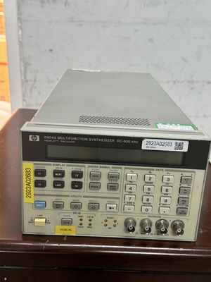 Keysight Agilent 8904A Síntesis multifunción 600 kHz OPT 001 002 Funciones probadas Velocidad máxima de lectura 000 lecturas/s