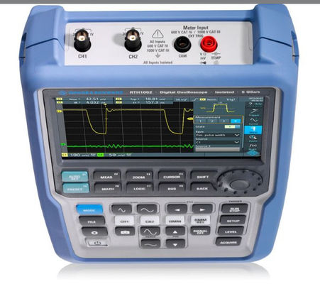 Osciloscopio portátil de Rohde y Schwarz Scope Rider con ancho de banda de 500 MHz Resolución ADC de 10 bits y canales aislados