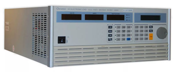 Carga electrónica Chroma 63201 CC 2.6KW/ 300A/ 80V en condiciones de trabajo completas