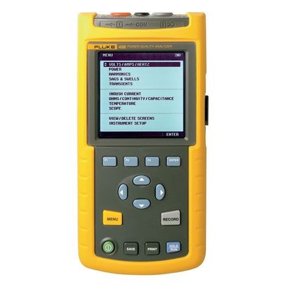 FLUKE 43B ANALIZADOR DE PODER 4 horas Tiempo de funcionamiento Diseño ligero