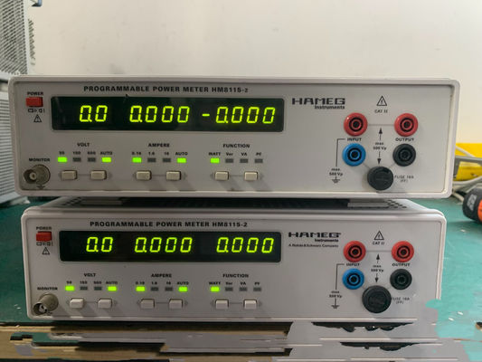 HAMEG ((Rohde & Schwarz) HM8115-2 Medidor de potencia Rango de medición amplio 1 MW...8 KW