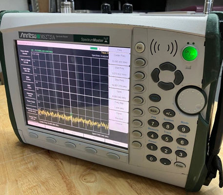 Anritsu MS2721A Analizador de espectro de mano totalmente funcional 100 kHz a 7.1 GHz