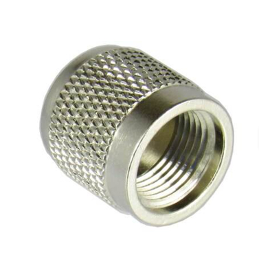 Brass TNC Female Connector Dust Cap With IP67 Protection For RF Applications