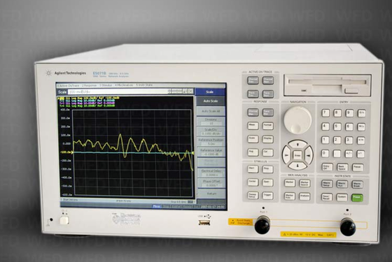 Keysight E5071B Analista de red RF de la serie ENA con rango de frecuencia de 300 kHz a 8.5 GHz y rango dinámico de 125 dB para mediciones de parámetros S de alta precisión