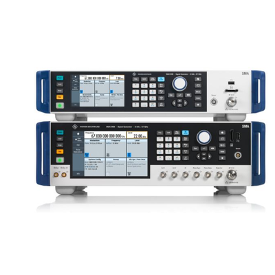 Generador de señales de RF y microondas Rohde Schwarz SMA100B con ruido de fase ultrabajo de 8 kHz a 6 GHz y salida limpia