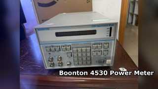 Medidor de potencia RF Boonton 4530 probado en funcionamiento
